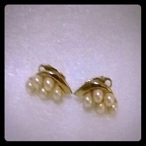 Antique earrings, clip on